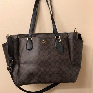 Coach large diaper bag/Weekender bag lightly used